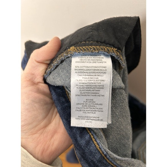 Lauren Ralph Lauren Women Modern Straight Curvy Jeans Dark Wash Denim Size 14 - Picture 11 of 11